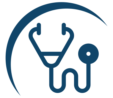 A simple illustration of a stethoscope.